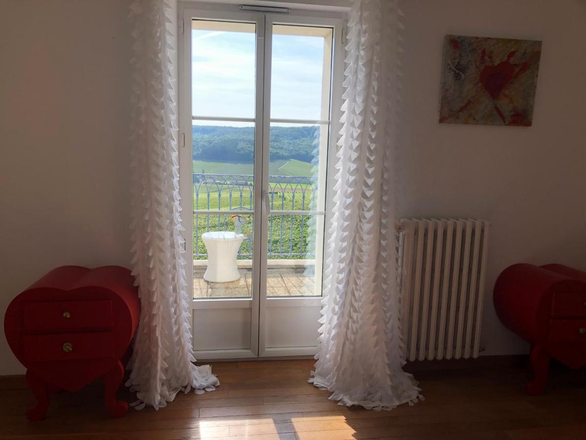 Floressens En Champagne Terrasse Privative Sur Le Vignoble Fleury-la-Riviere Exterior foto